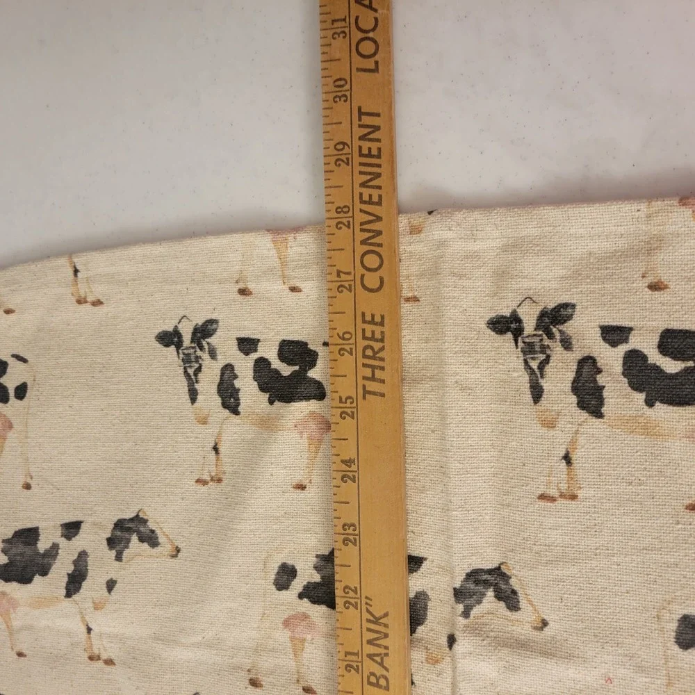 Mud Pie Kitchen Towel Set-3 Multicolor Farmhouse Cow Plaid Buffalo Check  28x21